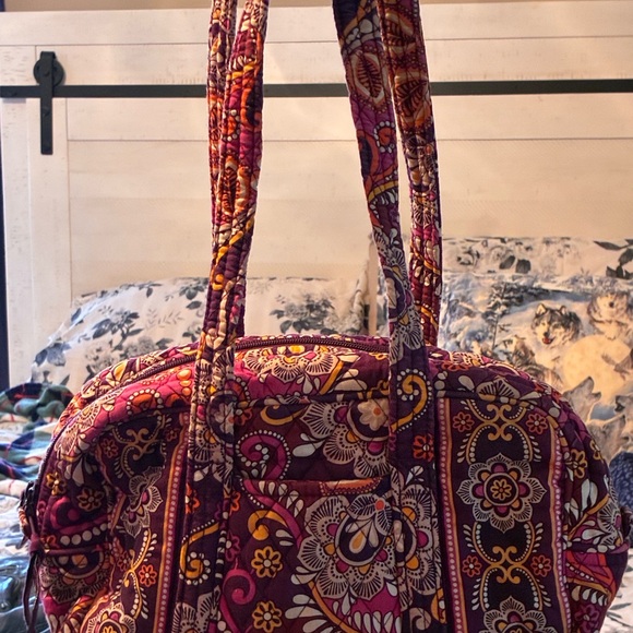 Vera Bradley Safari Sunset Mini Duffel NWOT - Picture 2 of 8